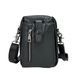 Мужская маленькая кожаная сумочка TIDING BAG 1633A черная 2336699447 фото 1